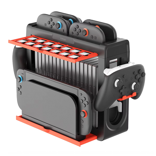 Organizador 5 en 1 Multi funcion Ipega Pg-Sw2027w Para Ns 2 Negro