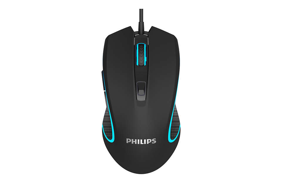 Mouse Gamer Philips G413 Momentum 6400 Dpi Negro – imagen 2