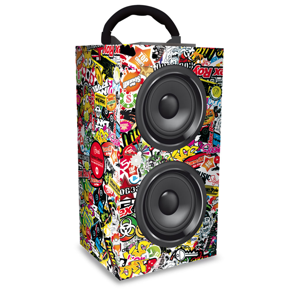 Parlante Bluetooth Microlab Skin Design 20w Sticker