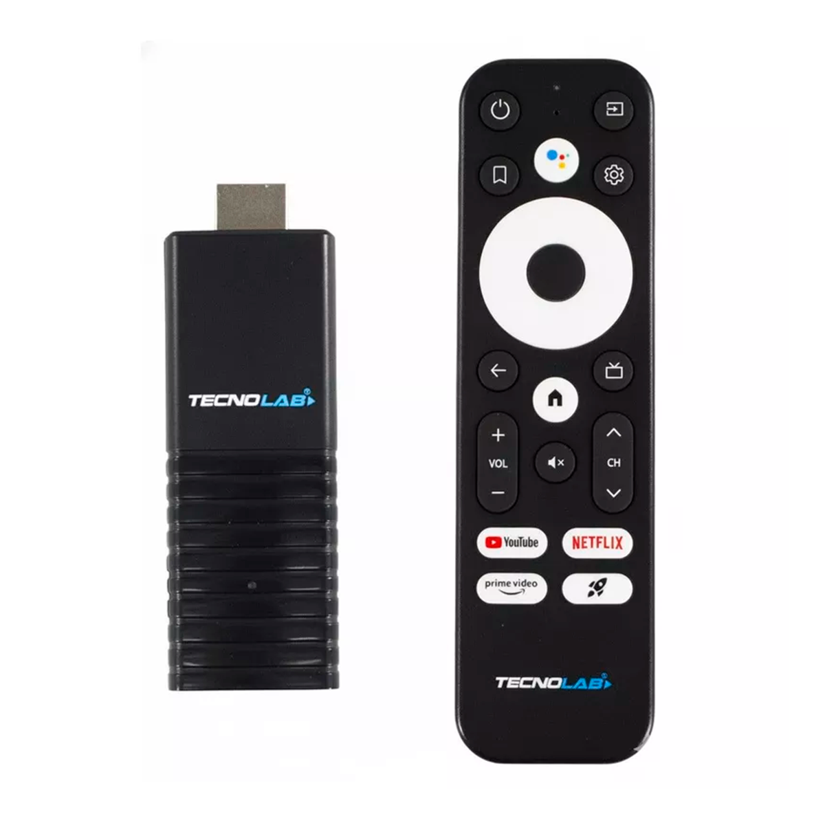 Tv Stick 4K Android 16 Gb Wifi 2.4/5G Tecnolab TL708 Negro