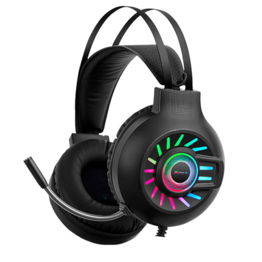 Audífonos Gamer Xtrike Me Gh-605 Rgb Pc Ps4 Xbox Switch Negro
