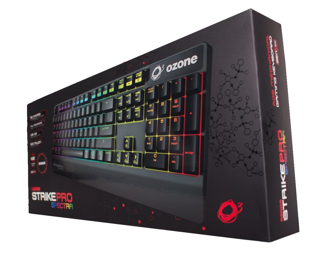 Teclado Gamer Ozone Strike Pro Spectra Mx Red – imagen 6