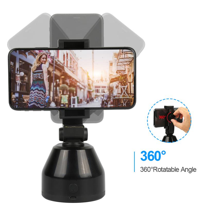 Soporte Para Smartphone 360° Seguimiento Automatico Negro – imagen 2