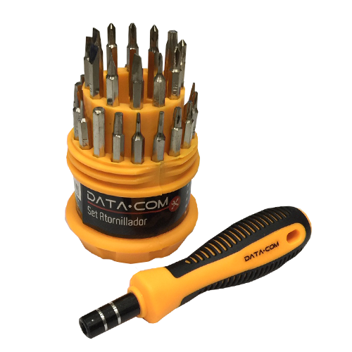 Set Atornillador Precision 30 Piezas Intercambiables Datacom