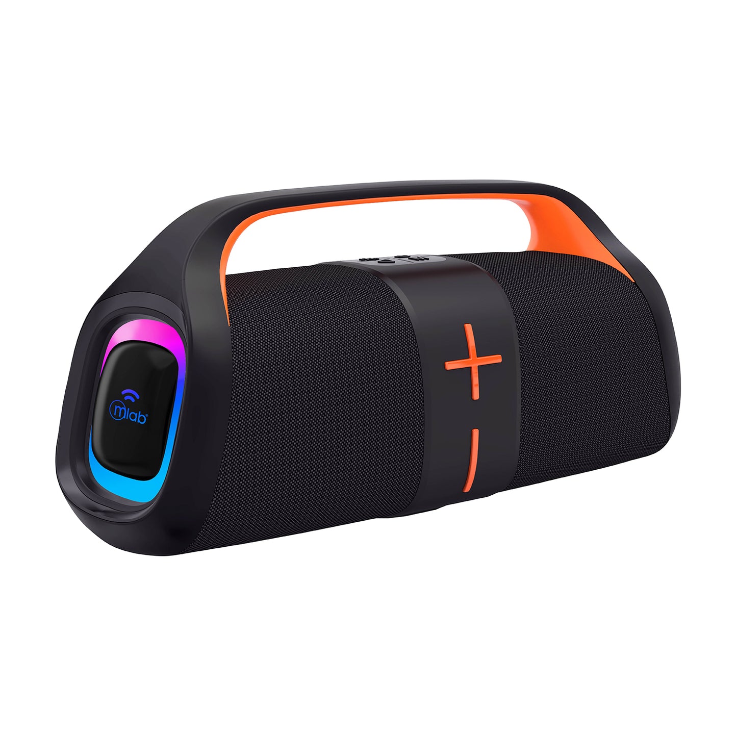 Parlante Bluetooth Mlab 9693 Heavy Sound Bass 10w Usb Tf Aux Negro