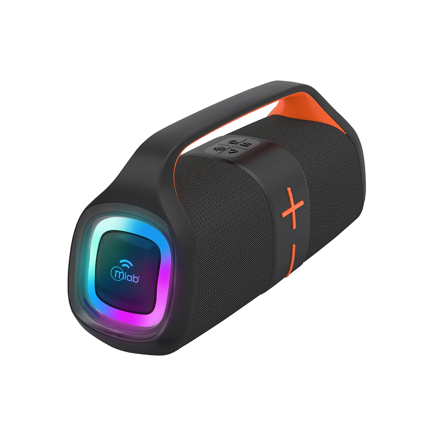 Parlante Bluetooth Mlab 9693 Heavy Sound Bass 10w Usb Tf Aux Negro – imagen 2