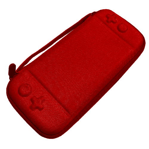 Bolso Protector Premium Nintendo Switch 7 en 1 Rojo