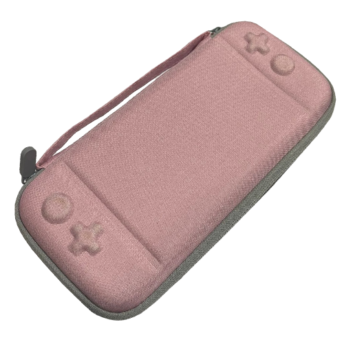 Bolso Protector Premium Nintendo Switch 7 en 1 Rosado