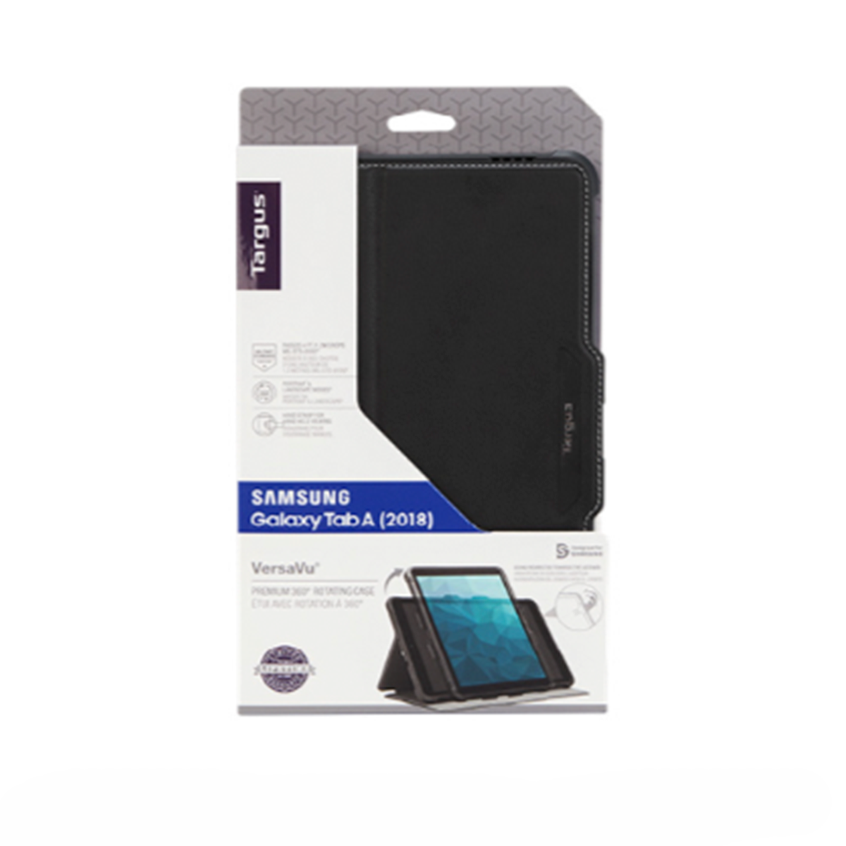 Samsung Galaxy Tab A 10.5 2018 Carcasa Flip Versavu Negro – imagen 2