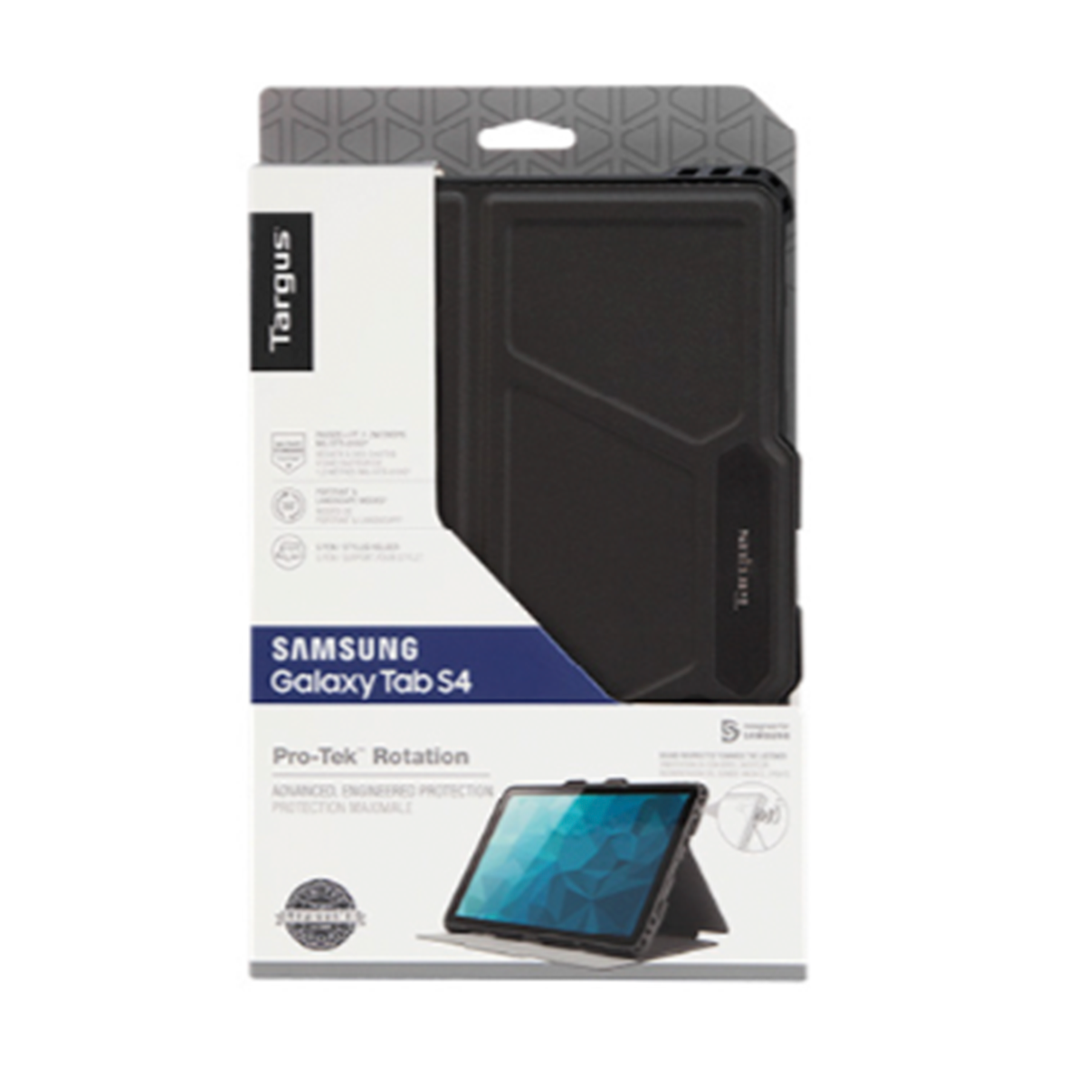 Samsung Galaxy Tab S4 10.5 2018 Carcasa Flip Pro-tek Negro – imagen 3
