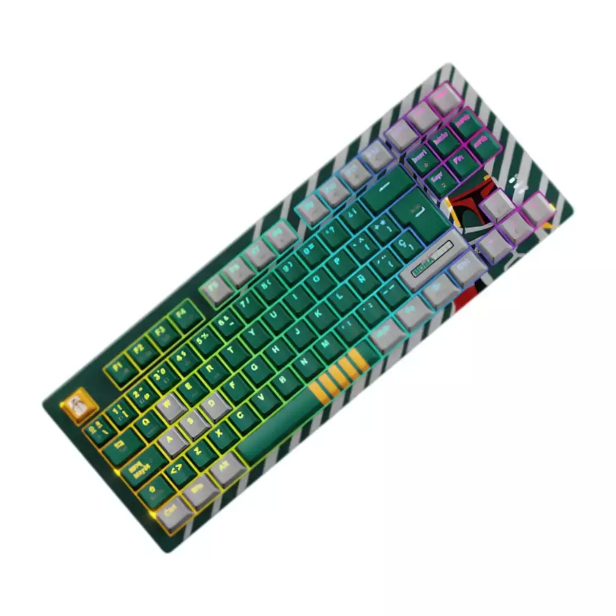 Teclado Inalámbrico Gamer Primus Ballista 82T Edición Boba Fett Star Wars