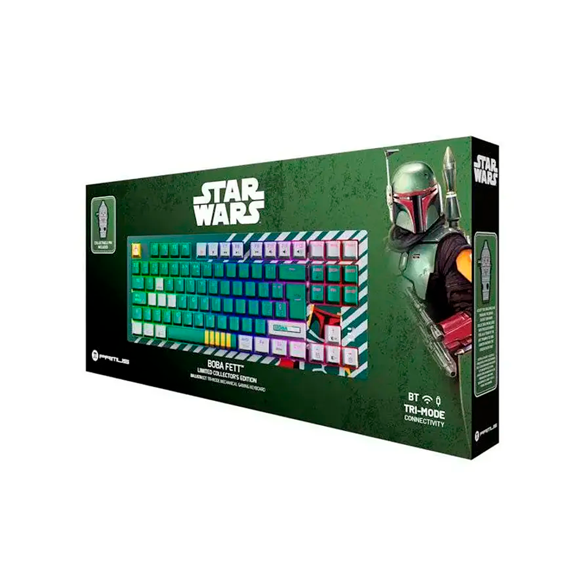 Teclado Inalámbrico Gamer Primus Ballista 82T Edición Boba Fett Star Wars