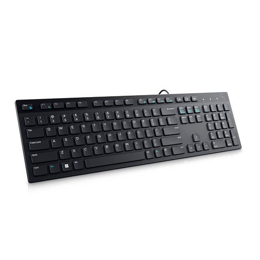 Teclado Dell Con Cable Kb216-bk-ltn Español Color Negro