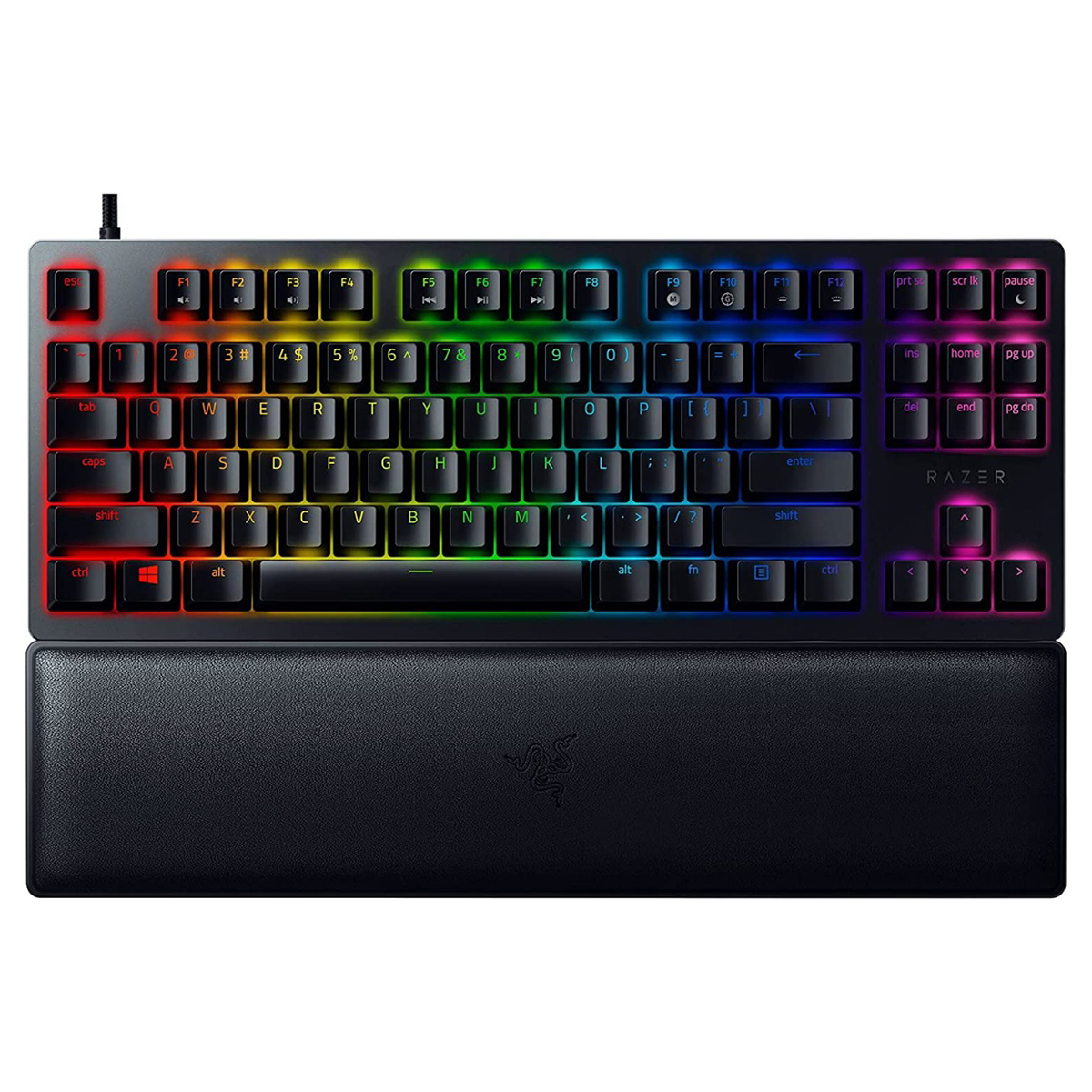 Teclado Gamer Opto Mecanico Razer Huntsman V2 Tkl Red Switch
