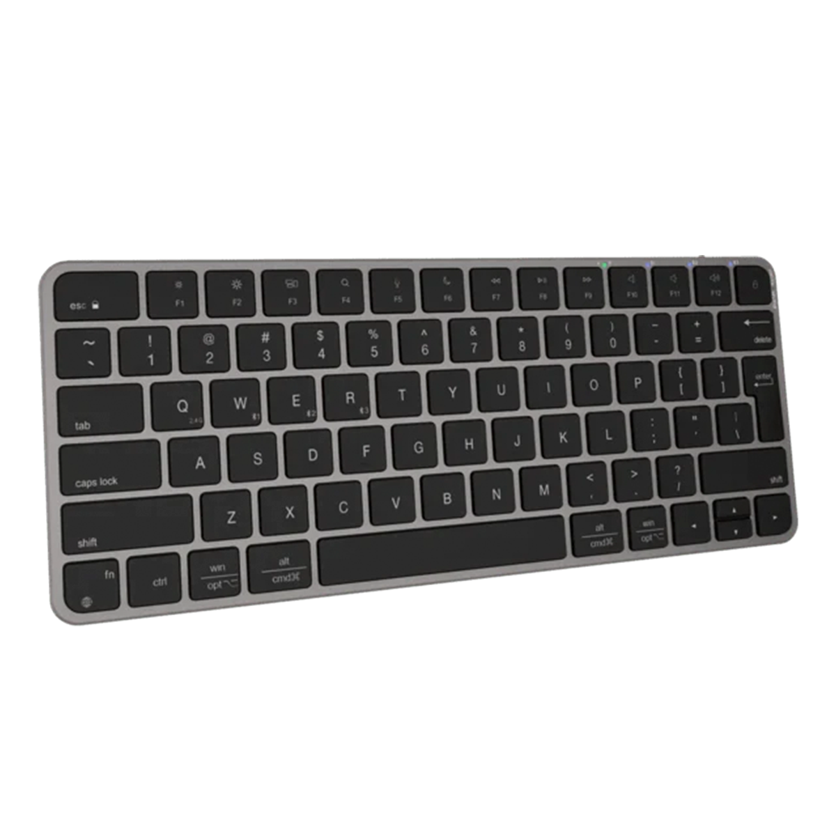 Teclado Mini Inalámbrico Meetion iKey K210 78 Teclas Dual 2.4G + Bluetooth Negro