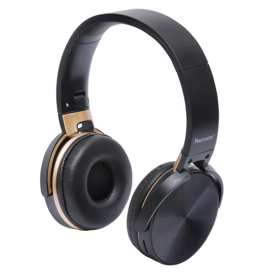 Audifonos Bluetooth Tecmaster Tipo Dj TM-300510 Negro