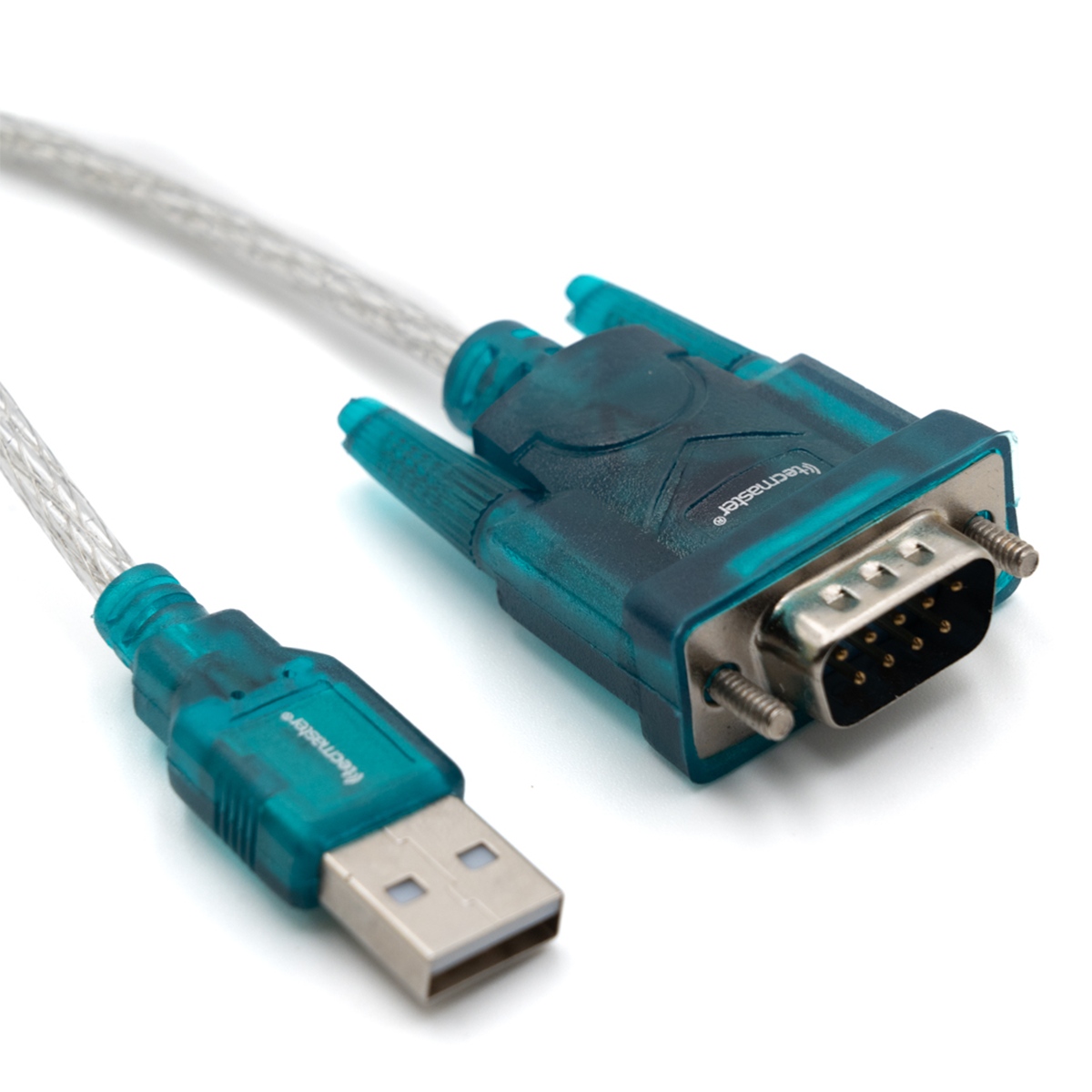 Cable Conversor Usb a Puerto Serial Tecmaster Azul