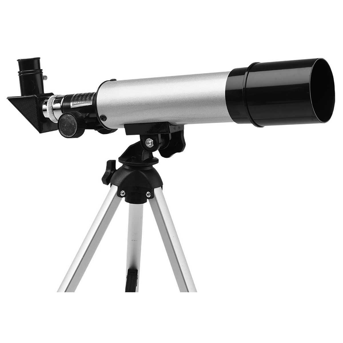 Telescopio Con Tripode Portatil Tecnolab Tl070 360x50mm 90x Negro