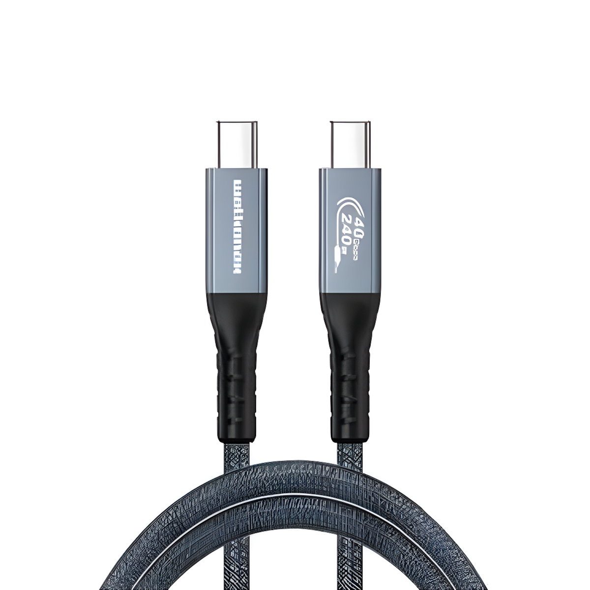 Cable Usb4 Usb C 40gbs 240w 1m 8k Thunderbolt 3 4 Welkonex Gris