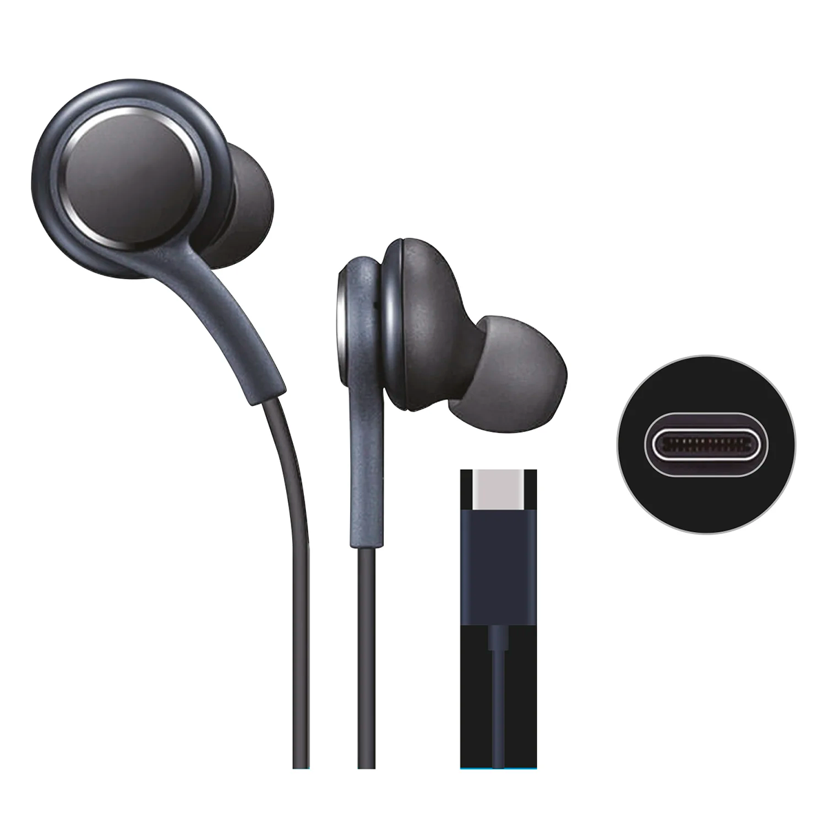Audifonos In Ear Audiopro Manos Libres Tipo C 1.2m Superbass Negro