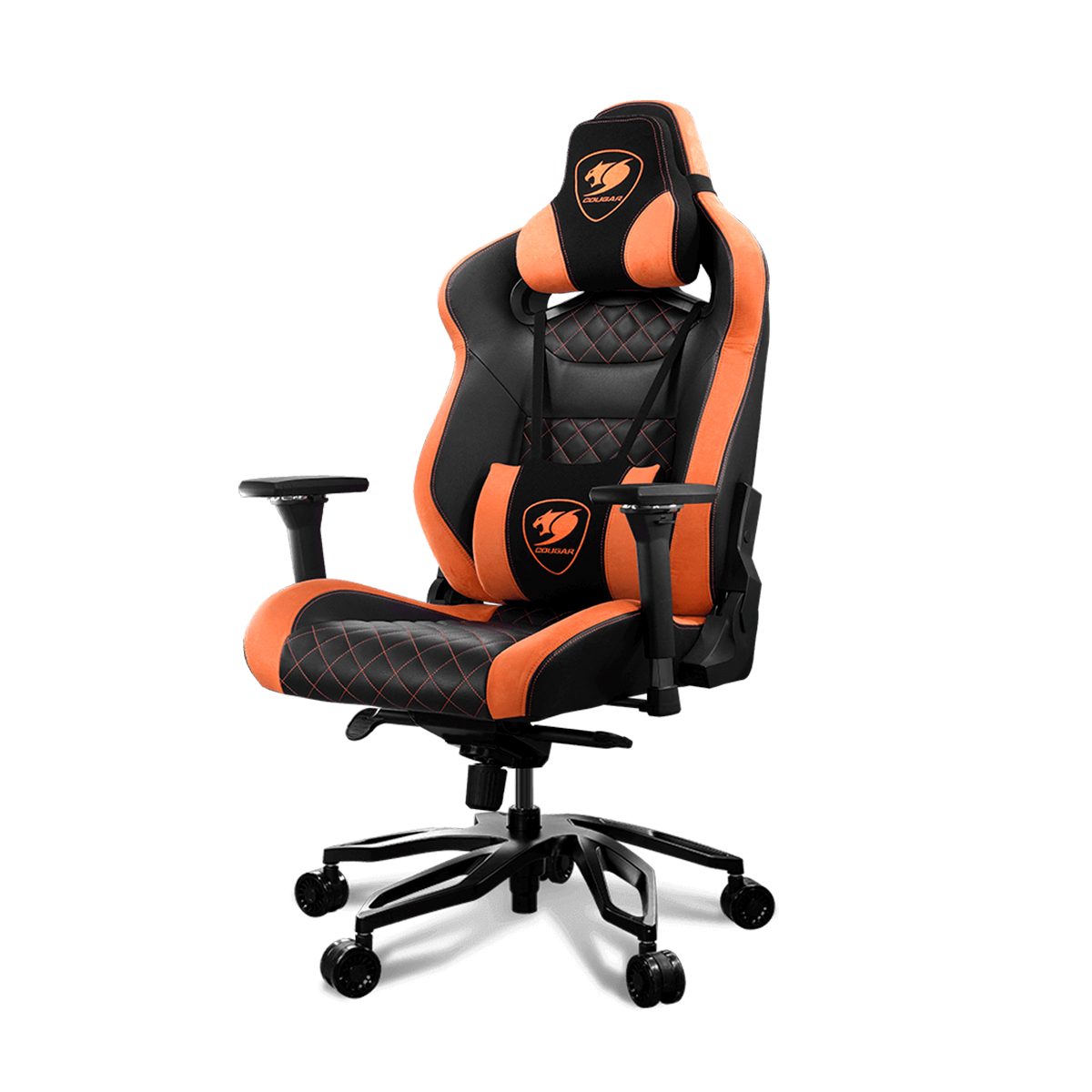 Silla Gamer Profesional Cougar Armor Titan Pro Negro Naranjo