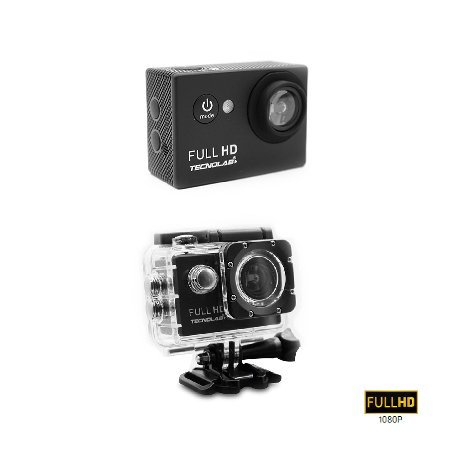 Camara Deportiva Full HD 1080p Tecnolab Negra – imagen 2