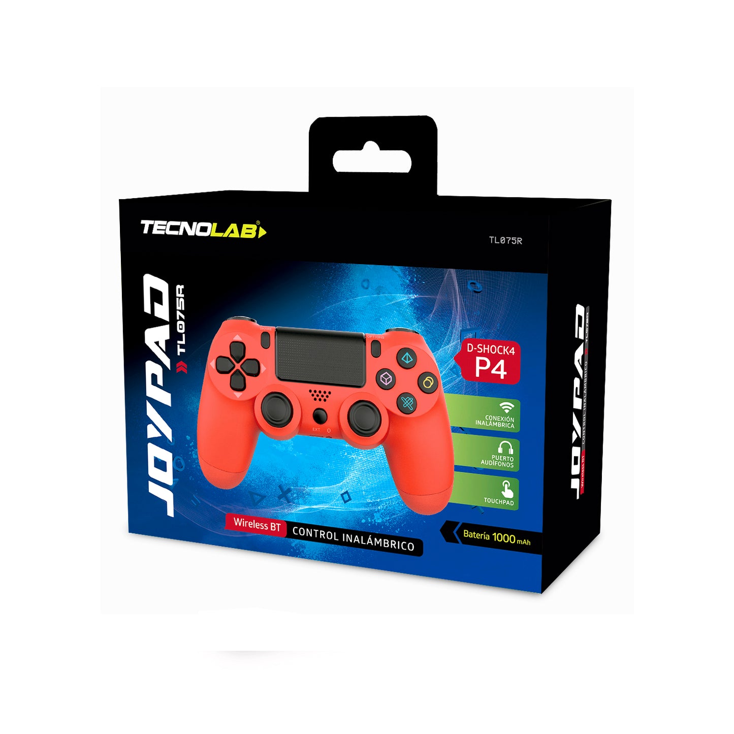 Control Joystick Dualshock PS4 Inalambrico Tecnolab Rojo – imagen 3