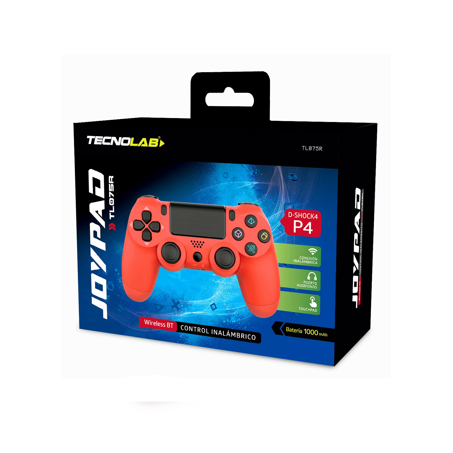 Control Joystick Dualshock PS4 Inalambrico Tecnolab Rojo – imagen 3
