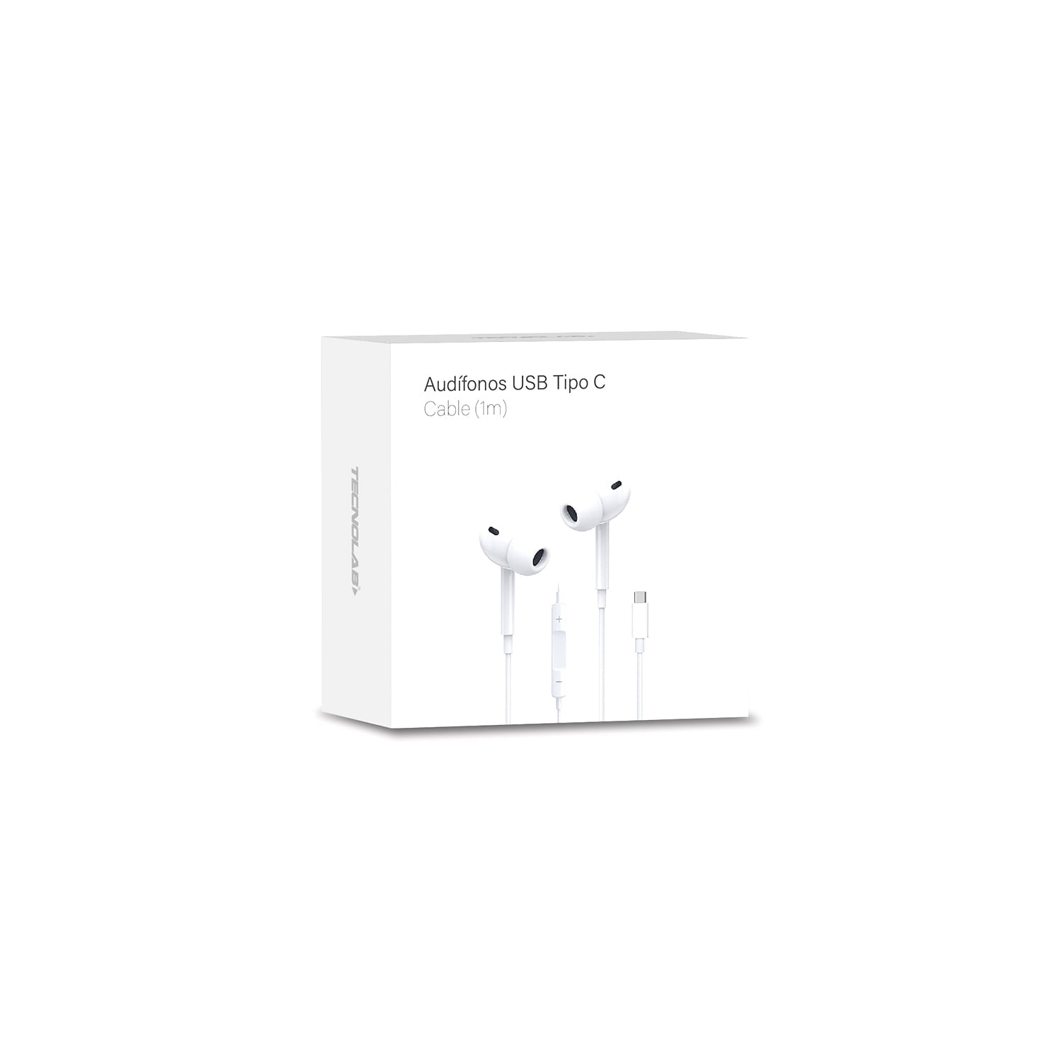 Audifonos In Ear Tecnolab Conector Tipo C TL342 Blanco – imagen 4