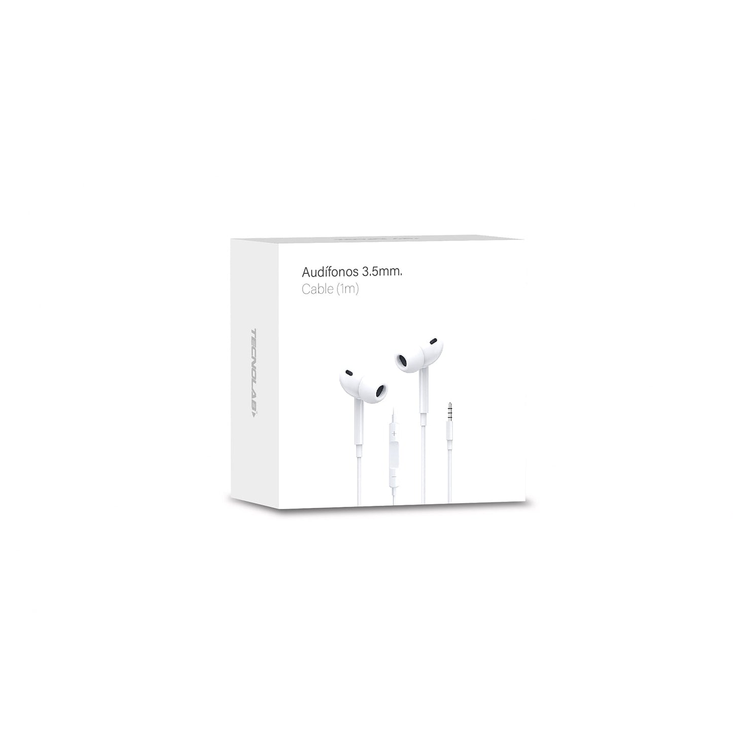 Audifonos In Ear Tecnolab Conector 3.5mm TL341 Blanco – imagen 2