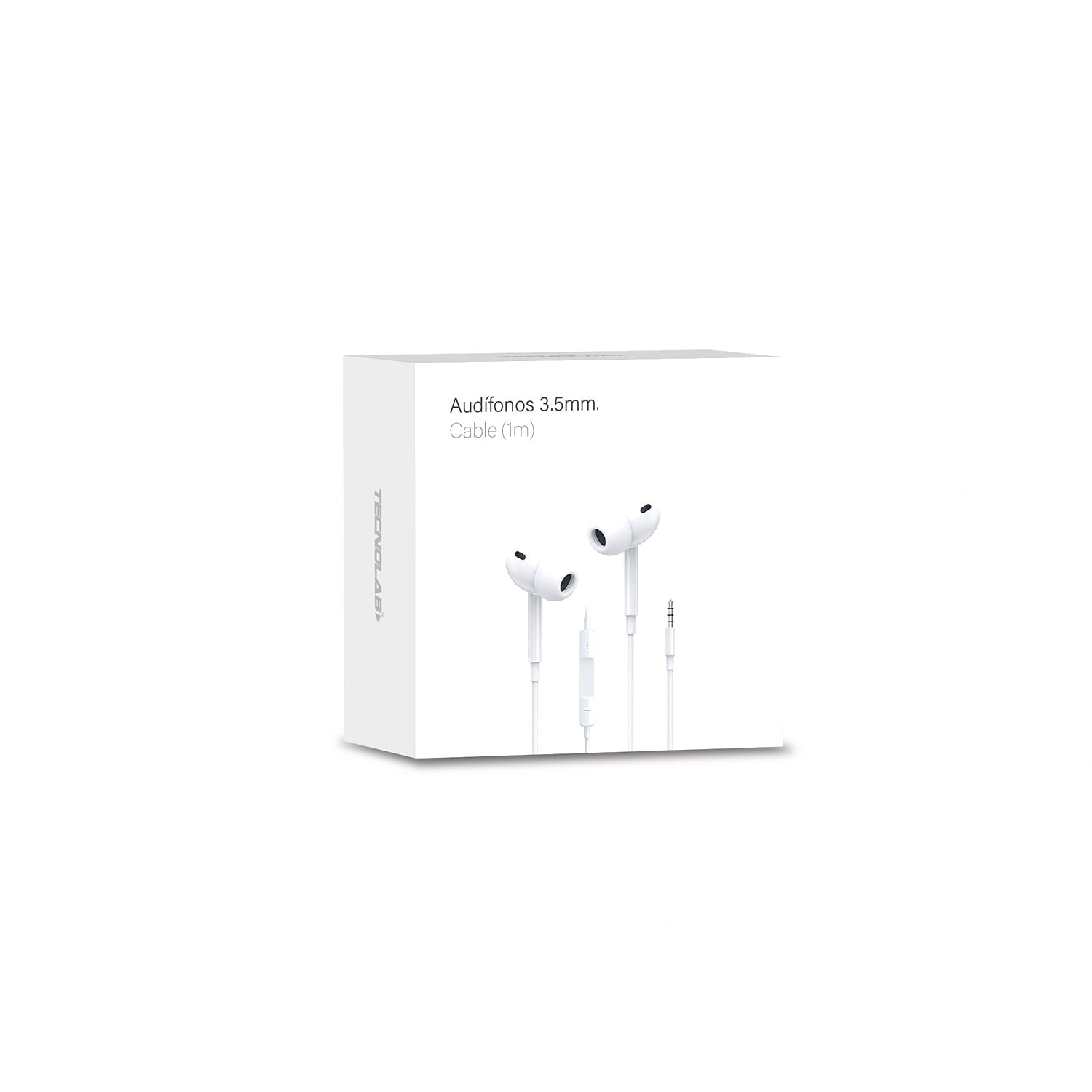 Audifonos In Ear Tecnolab Conector 3.5mm TL341 Blanco – imagen 2