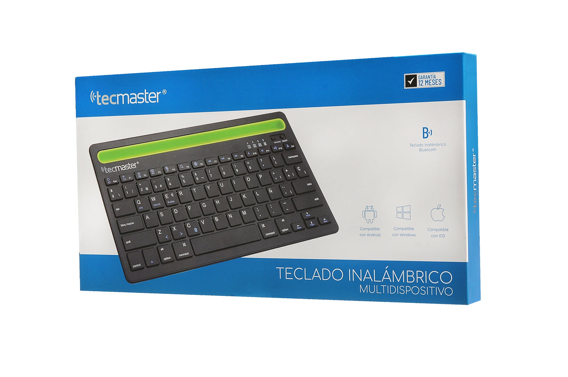 Teclado Bluetooth Tecmaster Pc Mac Tablet Smartphone – imagen 2