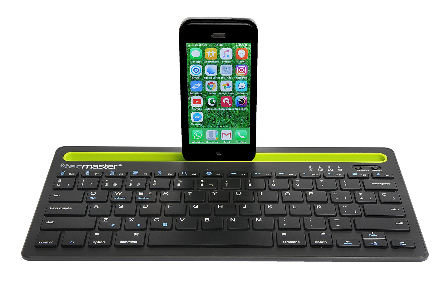 Teclado Bluetooth Tecmaster Pc Mac Tablet Smartphone – imagen 5