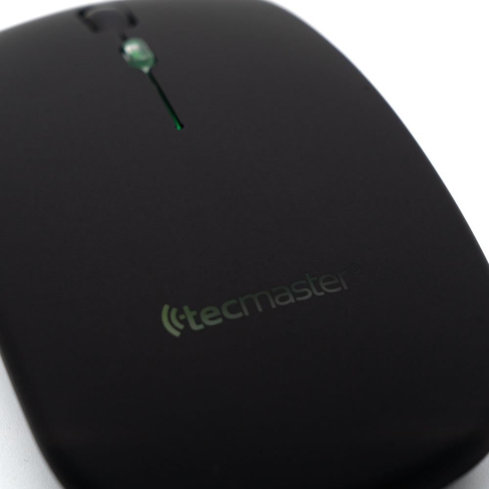 Mouse Dual Recargable Inalámbrico Bluetooth Tecmaster Negro – imagen 3