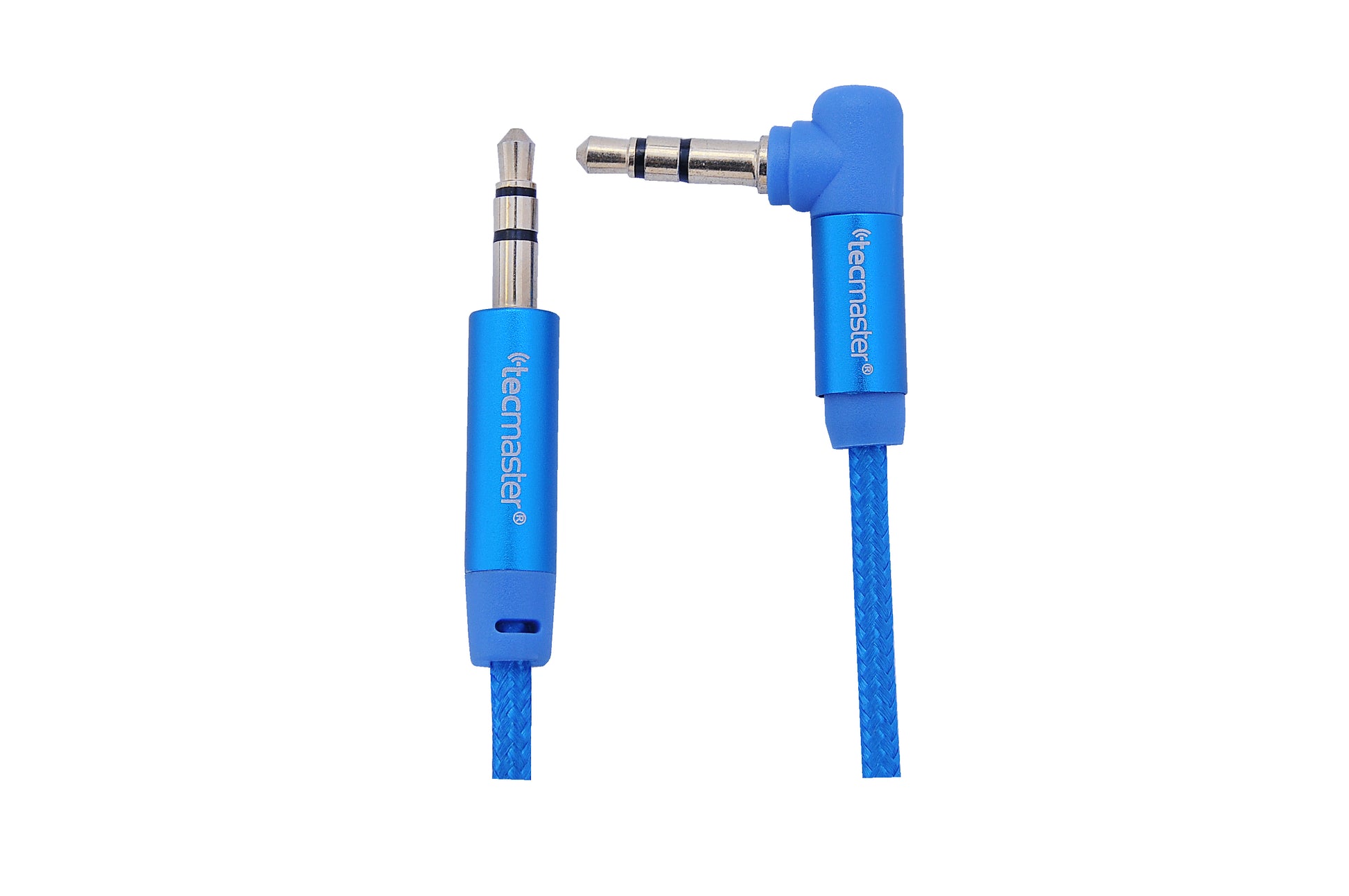 Cable Auxiliar Tecmaster 90 Grados 3 Metros Azul – imagen 3
