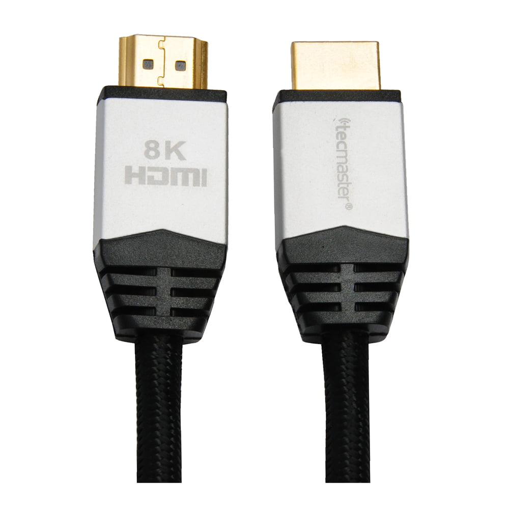 Cable Hdmi Tecmaster Uhd 8k 3d V2.1 2 Metros Negro – imagen 3