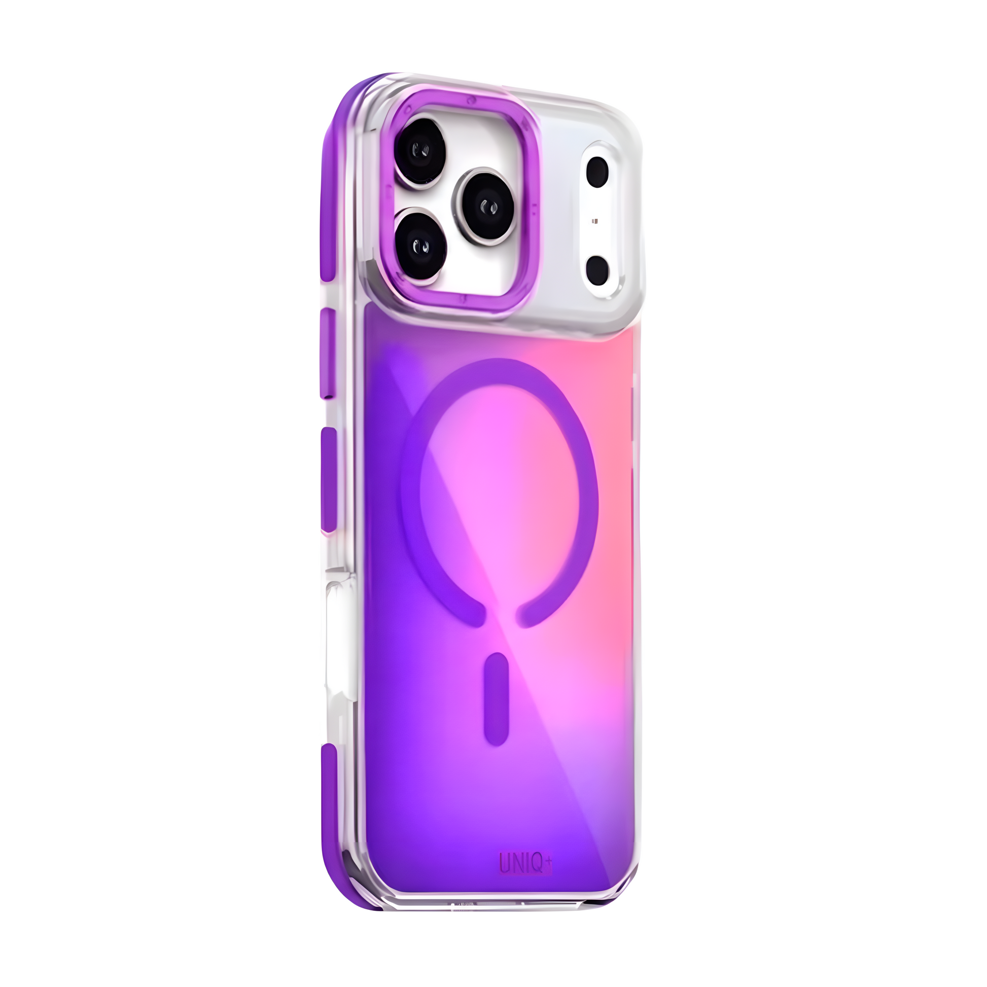 Carcasa Uniq+ Magsafe Para iPhone 17 Pro Max Morado Tornasol
