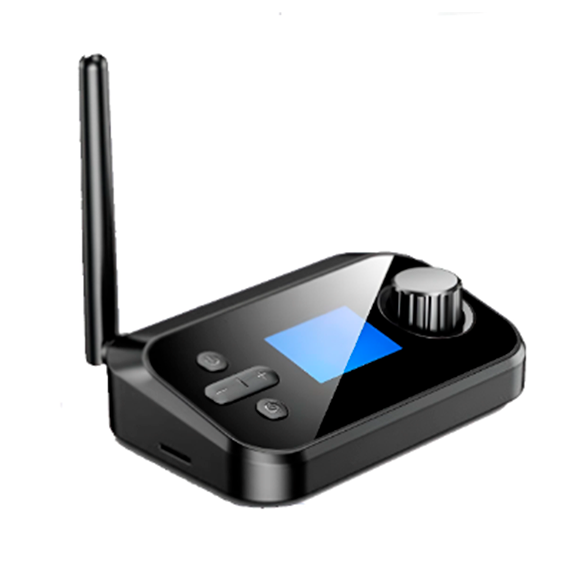 Receptor y Transmisor De Audio Bluetooth Birlink Fibra Optica Aux Coaxial Negro
