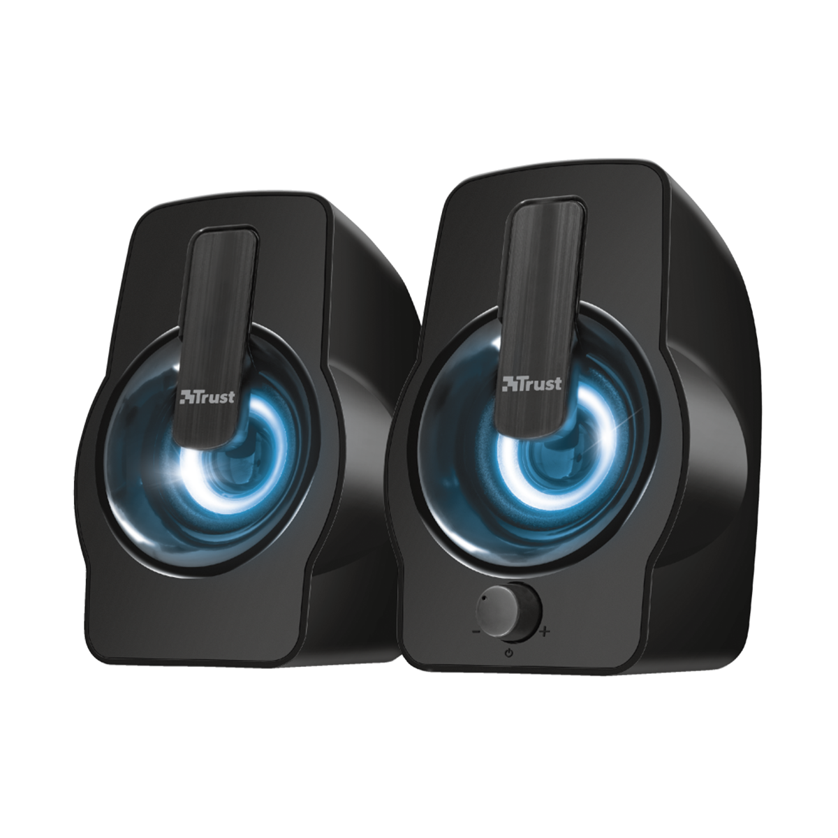 Parlantes Gamer Trust Gemi 2.0 Rgb Negro