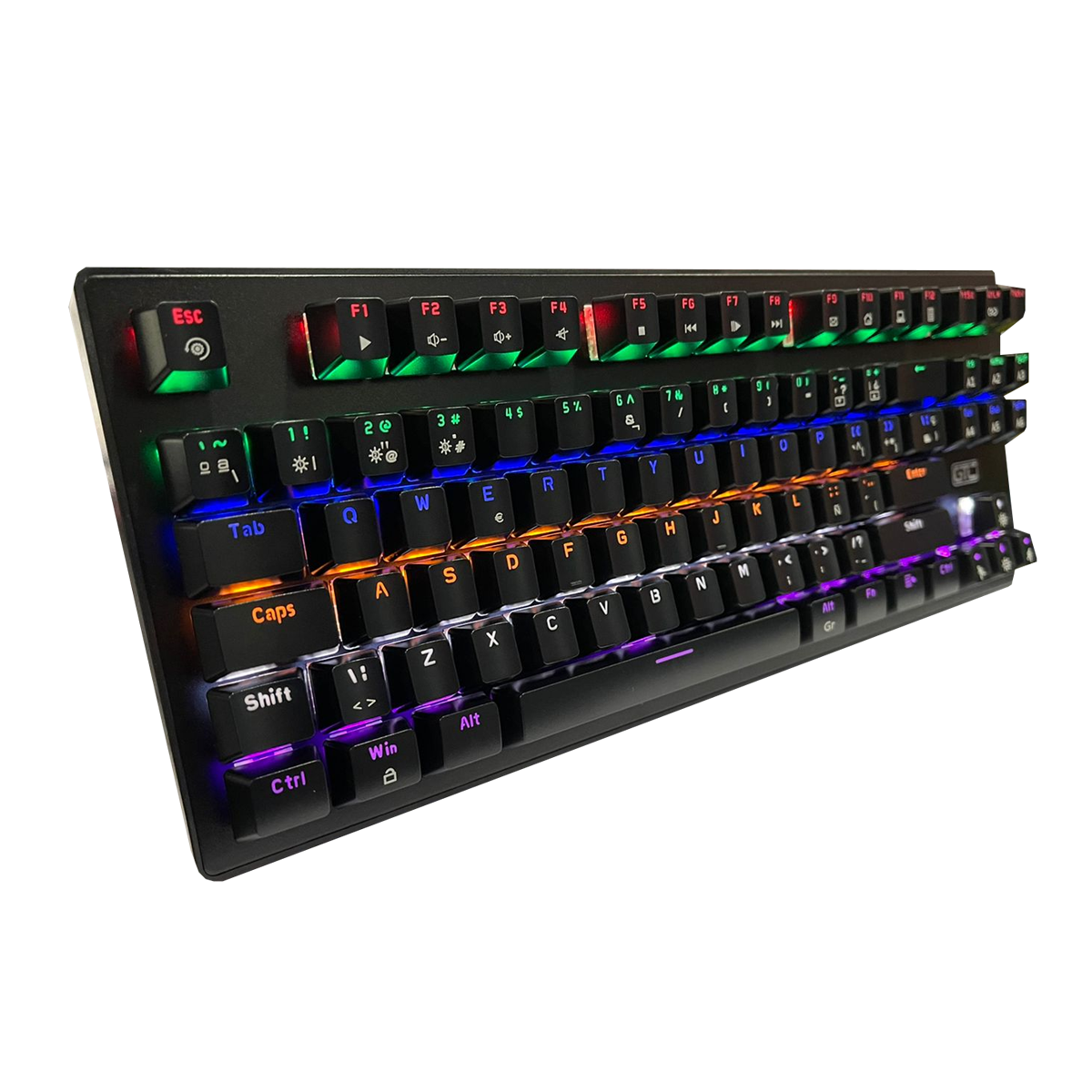 Teclado Gamer Mecánico Gtc Kgg-010 Rgb Switch Azul