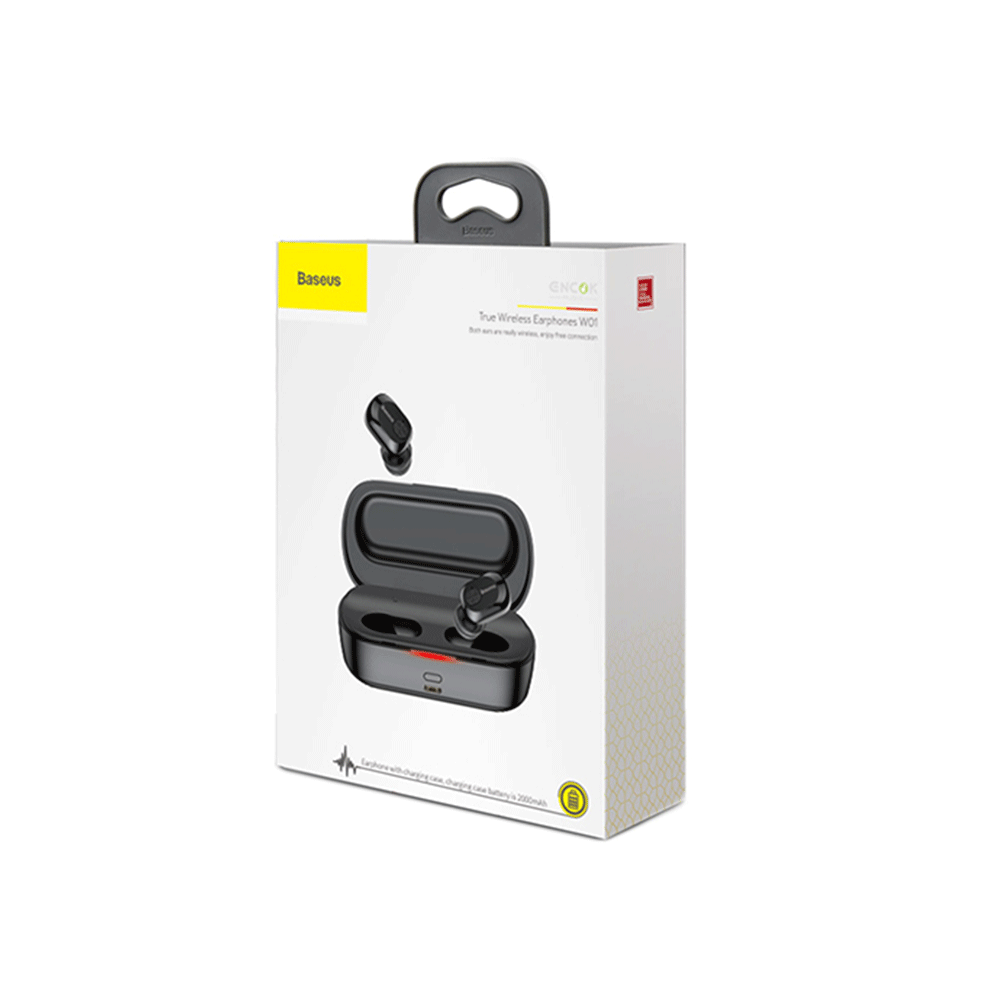 Audífonos Inalámbricos Bluetooth Encok W01 Tws Baseus Negro – imagen 4