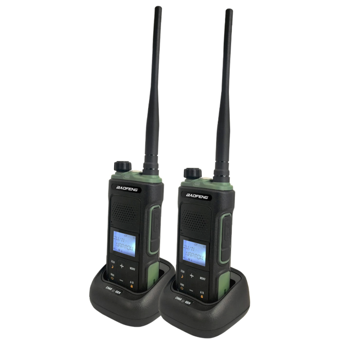 Kit 2 Radio Walkie Talkie Baofeng BF-UV-11 Tipo C Negro