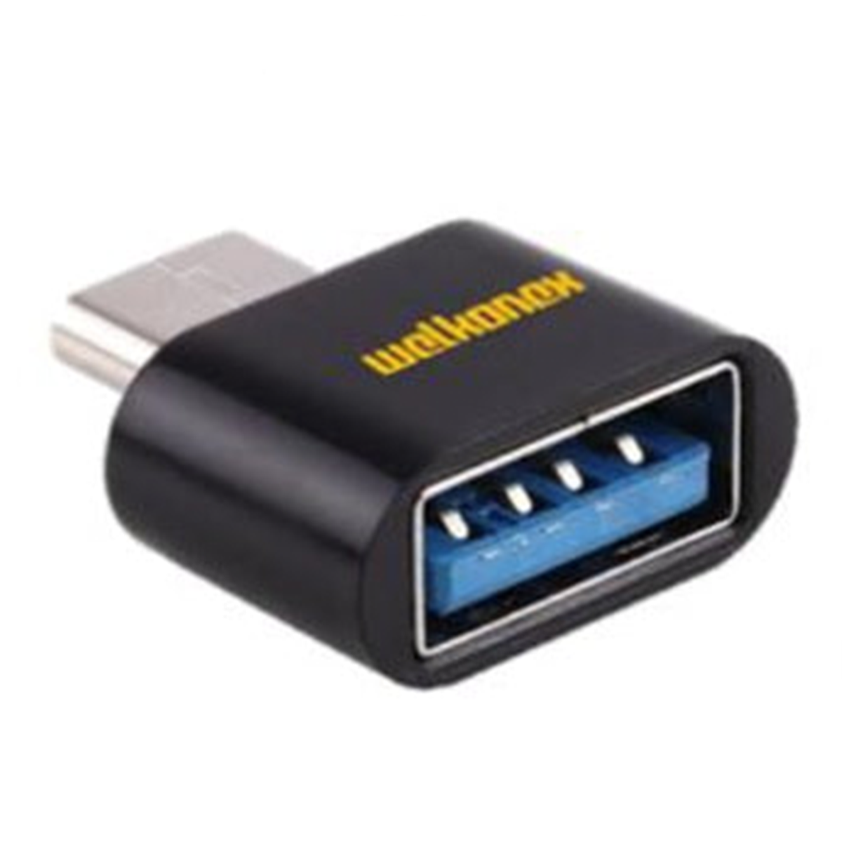 Adaptador Otg Usb a Tipo C Welkonex Negro