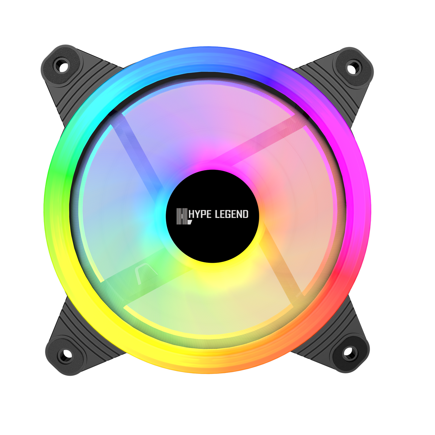 Ventilador Rgb 120mm Pf2-2 Hype Legend Conector 6 Pines – imagen 3