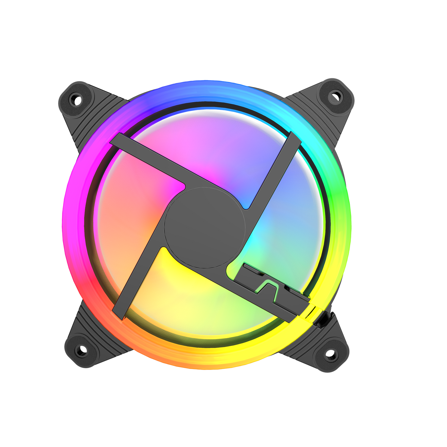 Ventilador Rgb 120mm Pf2-2 Hype Legend Conector 6 Pines – imagen 2