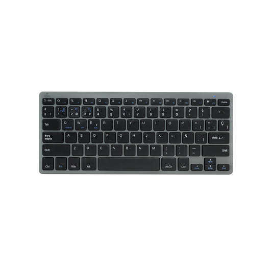 Teclado Mini Dual Bluetooth + 2.4ghz Space Mlab K78bt Mod 9738 Negro
