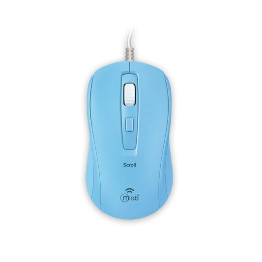 Mouse Usb 1600 Dpi Scroll M40c Mod 9728 Azul