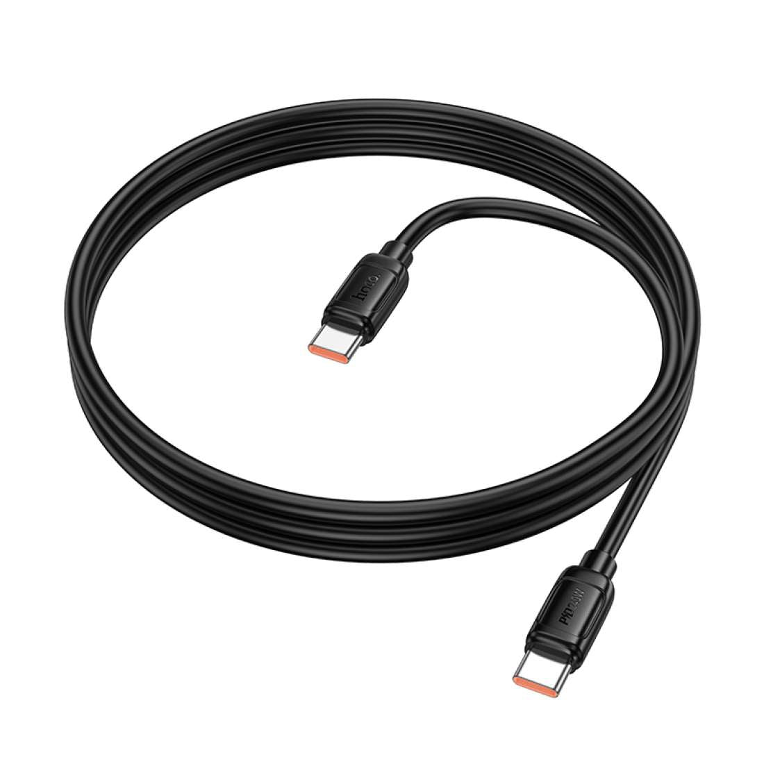 Cable Tipo C a Tipo C Hoco X115 1 Metro 240w Negro – imagen 3
