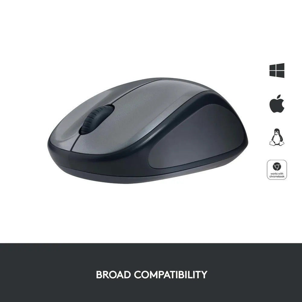 Mouse Inalambrico Logitech M235 1000 Dpi Gris – imagen 4