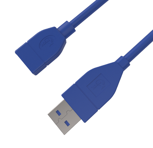 Cable Usb 3.0 Extensor 1.8 Metros Xtech Xtc 353 Azul – imagen 2